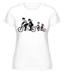 Famille En Bicyclette ·  T-shirt Shirtinator femme