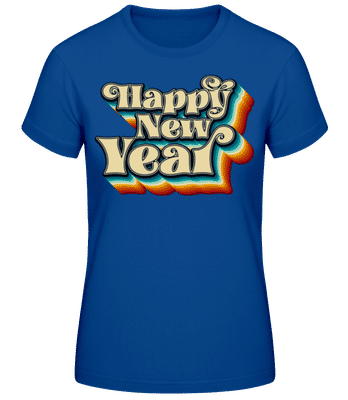 Happy New Year - Women's Basic T-Shirt - Royal blue - Front