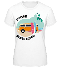 Reisen Statt Rasen · Frauen Basic T-Shirt