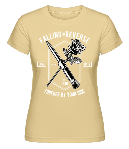 Aperçu: Falling In Reverse -  T-shirt Shirtinator femme - Jaune - Devant