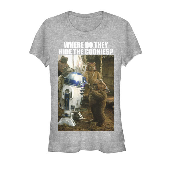 Aperçu: Star Wars - R2-D2 Hidden Cookies - Enfant T-shirt - Noir - Devant