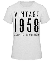 Vintage 1958 Aged To Perfection · T-shirt femme B&C