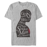 Marvel - Avengers - Spider-Man Silhouette - Men's T-Shirt - Heather grey - Front