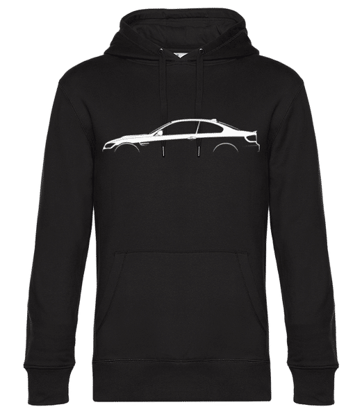 Aperçu: 'BMW M3 Coupe (E92)' Silhouette - Sweat à capuche premium Unisexe - Noir - Devant