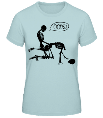 Skeletons Having Sex - Women's B&C T-Shirt - Mint Green - Front