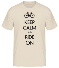 Keep Calm And Ride On · Men's Basic T-Shirt