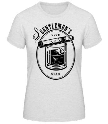 Gentlemen's Club STAG Black - Frauen T-Shirt B&C - Grau meliert - Vorne