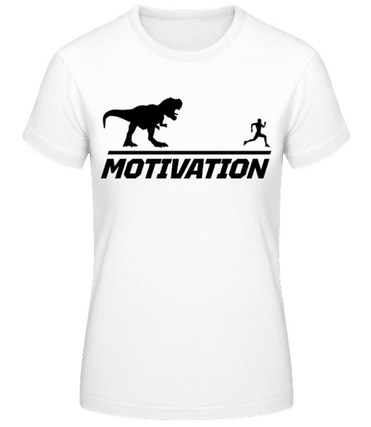 Vorschau: Motivation - Frauen Basic T-Shirt - Weiß - Vorne