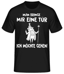 Man Bringe Mir Eine Tür · Männer Basic T-Shirt