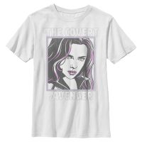 Marvel - Black Widow - Black Widow Retro Pop Widow - Kids T-Shirt - White - Front