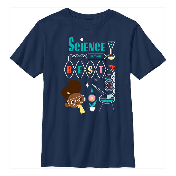Aperçu: Netflix - Ada Twist la scientifique - Ada Twist Rosie - Enfant T-shirt - Bleu marine - Devant