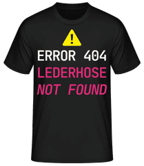 Error 404 Lederhose Not Found · Männer Basic T-Shirt