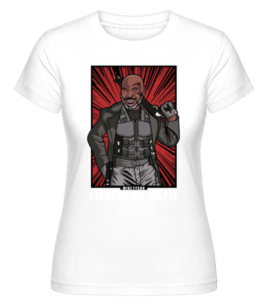 Blade Tyson -  T-shirt Shirtinator femme - Blanc - Devant