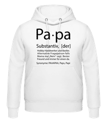 Papa Wörterbuch · Männer Hoodie