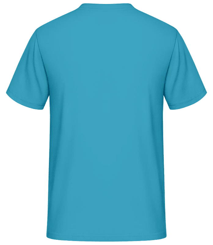 Vista previa: I'm This Old Floppy Disc - Camiseta para hombre B&C - Aqua - detrás