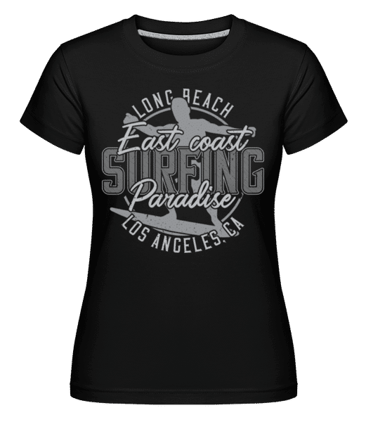 Aperçu: East Coast Paradise -  T-shirt Shirtinator femme - Noir - Devant