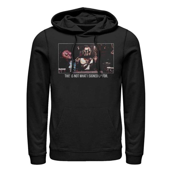 Aperçu: Star Wars - The Mandalorian - Skupina Squad Goals - Unisex Sweat à capuche - Noir - Devant