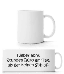 Lieber Im Büro Schlafen · Panoramatasse