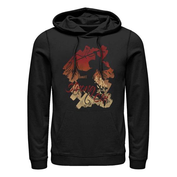 Vorschau: Disney - Mulan - Mulan Strong Chi - Unisex Hoodie - Schwarz - Vorne