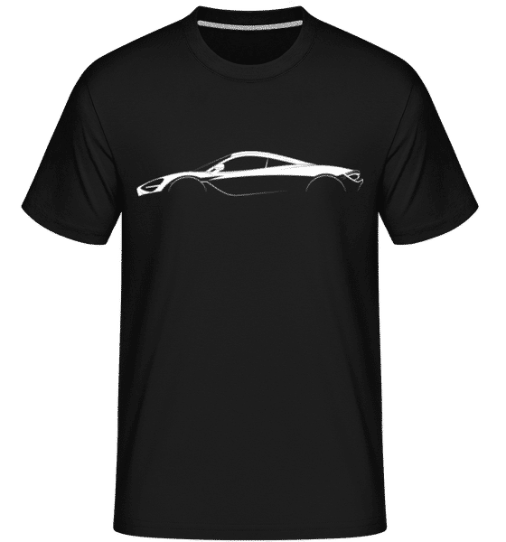 Aperçu: 'McLaren 720S' Silhouette -  T-Shirt Shirtinator homme - Noir - Devant