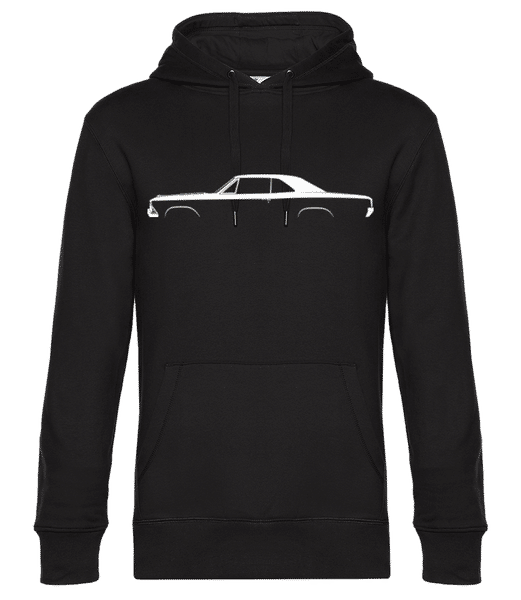 Preview: 'Chevrolet Chevelle SS 1966' Silhouette - Men’s Standard Hoodie - Black - Front
