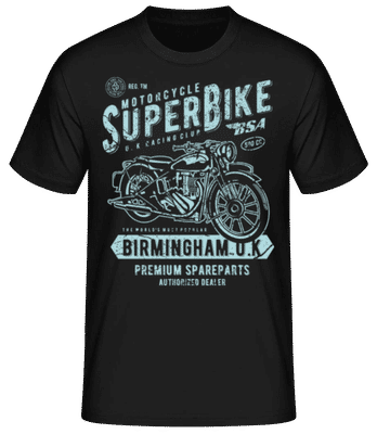 Super Bike - Männer Basic T-Shirt - Schwarz - Vorne