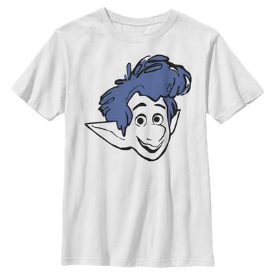 Pixar - Onward - Ian Big - Niños Camiseta - Blanco - delante