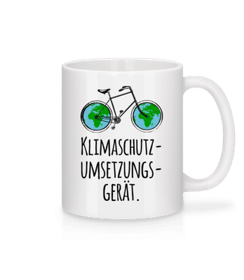 Klimaschutzumsetzungsgerät - Tasse - Weiß - Vorne