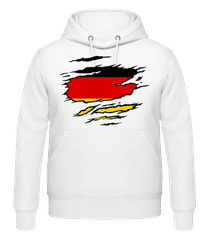 Zerrissene Fahne Deutschland · Männer Hoodie