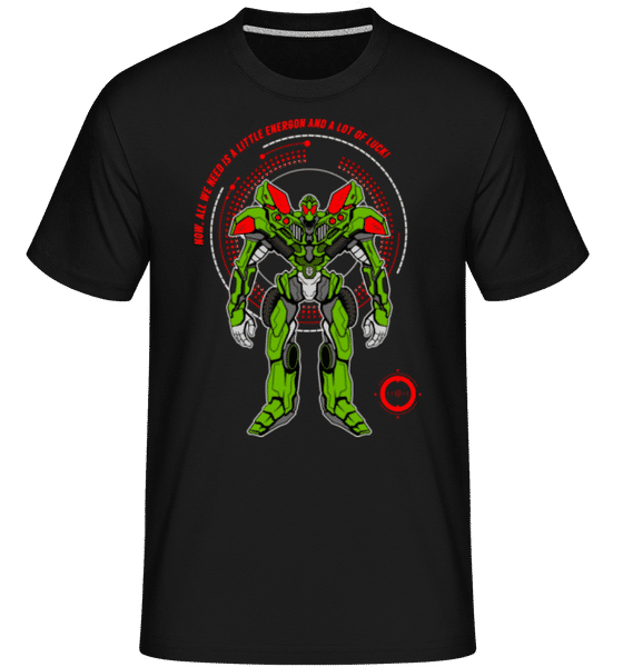 Aperçu: Energon And A Lot Of Luck -  T-Shirt Shirtinator homme - Noir - Devant