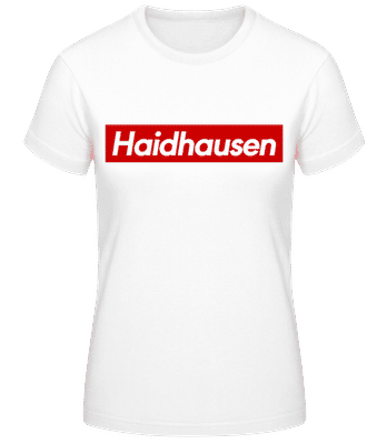 Haidhausen - Frauen T-Shirt B&C - Weiß - Vorne