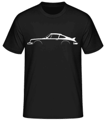 'Porsche 911 Car.3.2 Duck.' Silhouette · Pánské basic tričko