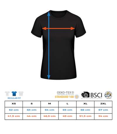 Disney Classics - Dumbo - Dumbo Big Face - Women's T-Shirt - Size chart