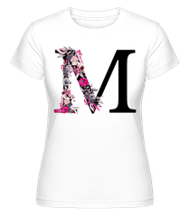 Fleurs Initiale M ·  T-shirt Shirtinator femme