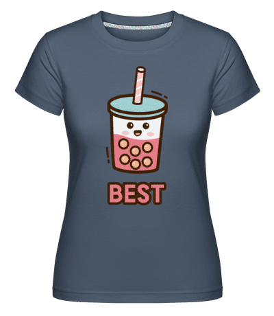 Best Teas -  Shirtinator Women's T-Shirt - Denim - Front