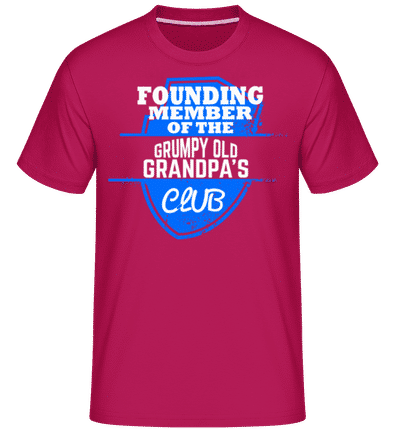 Grumpy Old Grandpas Club -  Shirtinator Men's T-Shirt - Magenta - Front