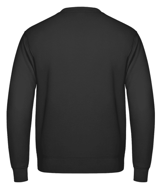 Preview: Muscle Body Man - Classic Set-In Sweatshirt - Black - Hinten