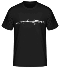 'Porsche 718 Boxster Sp. 982' Silhouette · Pánské basic tričko