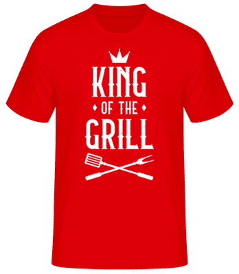 King Of The Grill - T-shirt standard Homme - Rouge - Devant