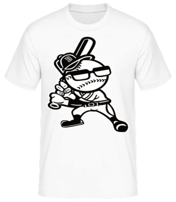 Brooklyn Baseball - Camiseta básica para hombre - Blanco - delante