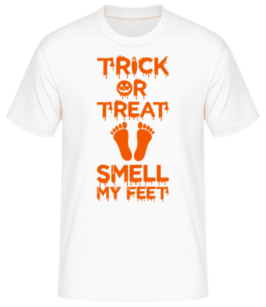 Aperçu: Trick Or Treat, Smell My Feet - T-shirt standard Homme - Blanc - Devant