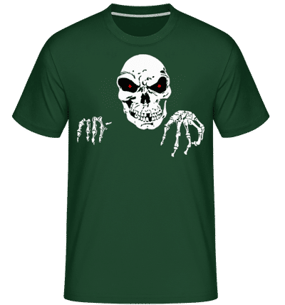 Creepy Death -  Shirtinator Men's T-Shirt - Bottle green - Front