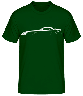 'Mercedes SLR McLaren C199' Silhouette - T-shirt standard Homme - Vert bouteille - Devant