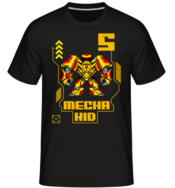 Aperçu: Mecha Kid 5 -  T-Shirt Shirtinator homme - Noir - Devant