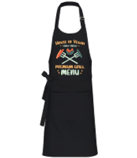 House Of Vegan - Tablier professionnel - Noir - Devant