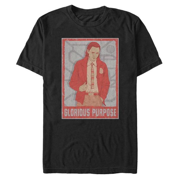 Preview: Marvel - Loki - Loki Glorious Purpose - Men's T-Shirt - Black - Front Preview: Marvel - Loki - Loki Glorious Purpose - Men's T-Shirt - Black - Front