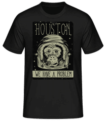 Houston We Have A Problem Monkey · Männer Basic T-Shirt