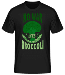 No War Yes Broccoli · Männer Basic T-Shirt