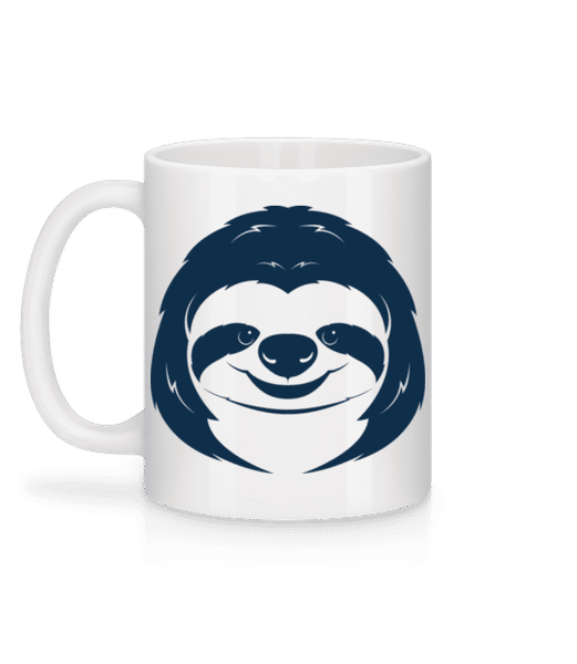 Aperçu: Visage Doux Indolence - Mug en céramique blanc - Blanc - Derrière