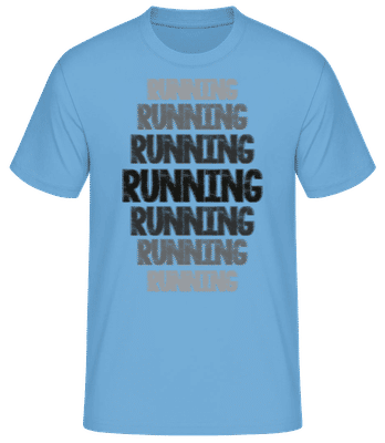 Running Motivation - Men's Basic T-Shirt - Light blue - Front
